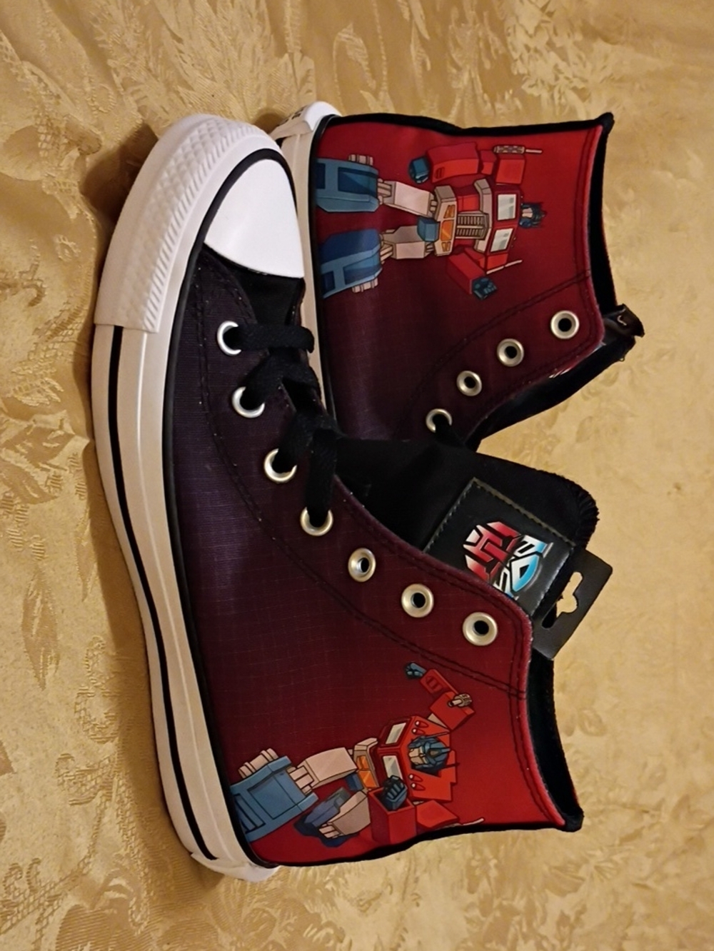 CONVERSE "RARE" Transformers Red High-Top Women's 8.0 Men's 6.0